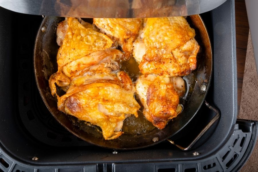 frozen chicken thighs in air fryer