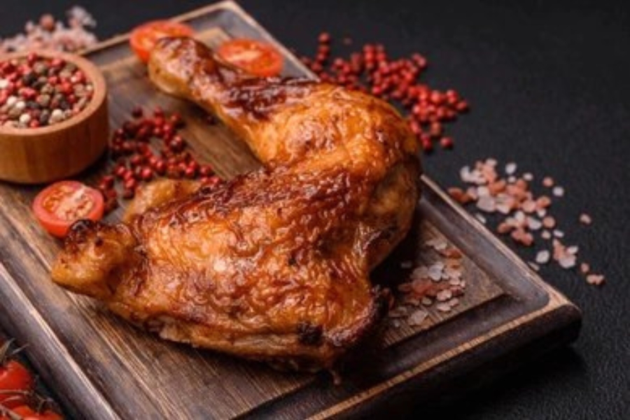 roasted half chicken