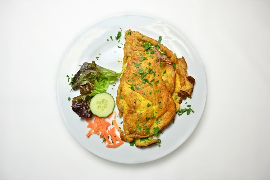 air fryer egg omelette