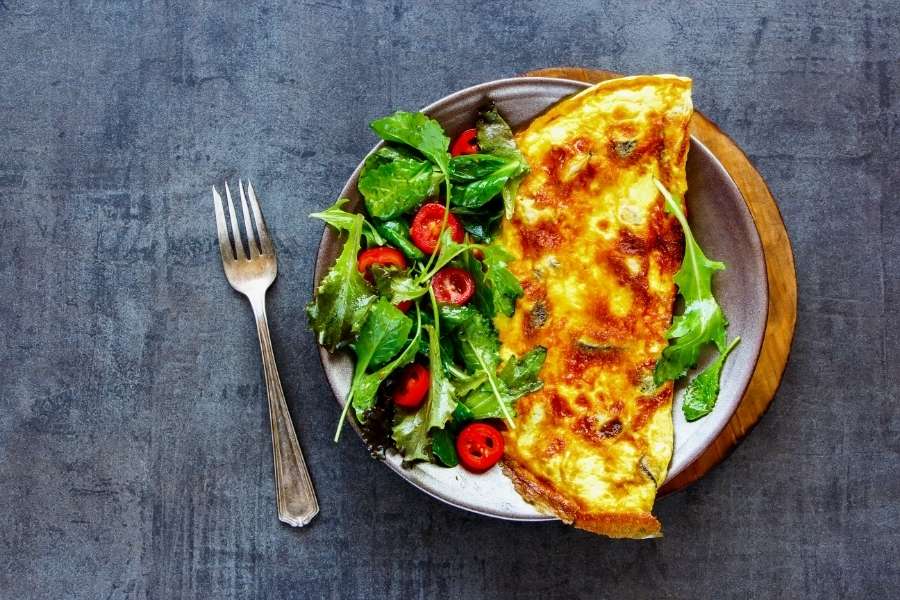 air fryer omelette cooking time