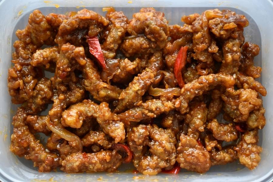 crispy chilli beef air fryer