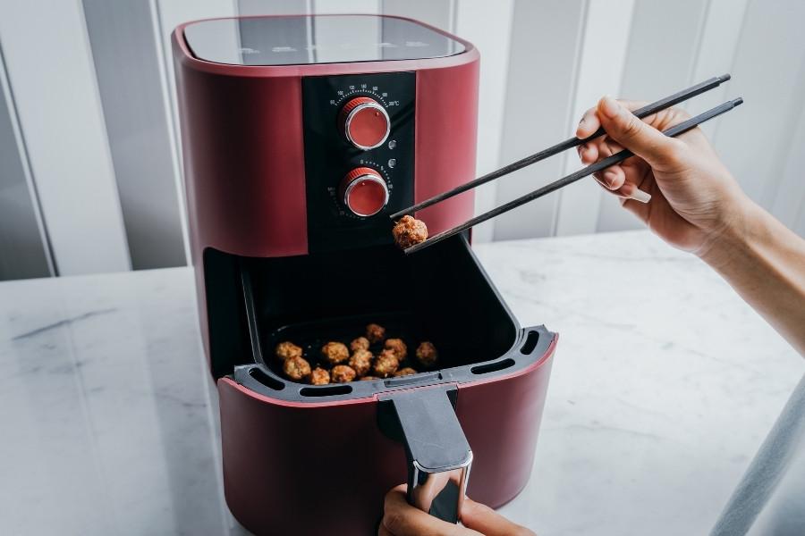 frozen meatballs in air fryer