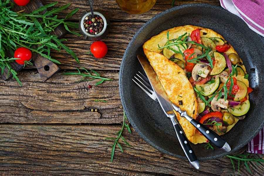 omelette in air fryer